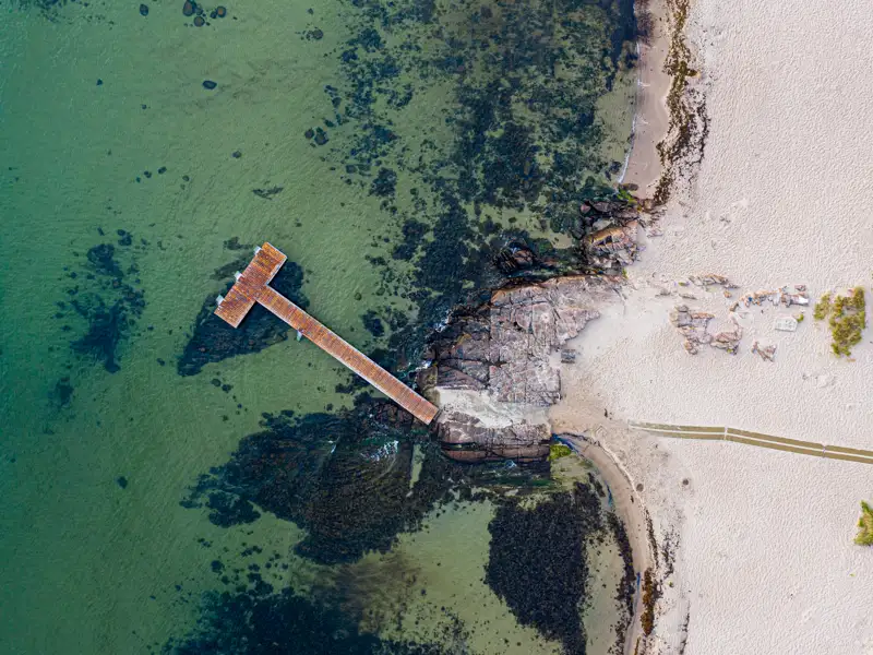 Sandvig Strand in Bornholm, Capital Region of Denmark