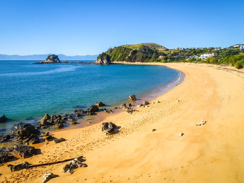 Little Kaiteriteri Beach in Tasman, New Zealand