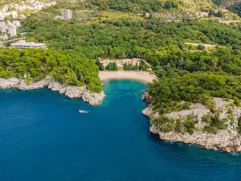 Queen's beach in Budva Municipality, Montenegro